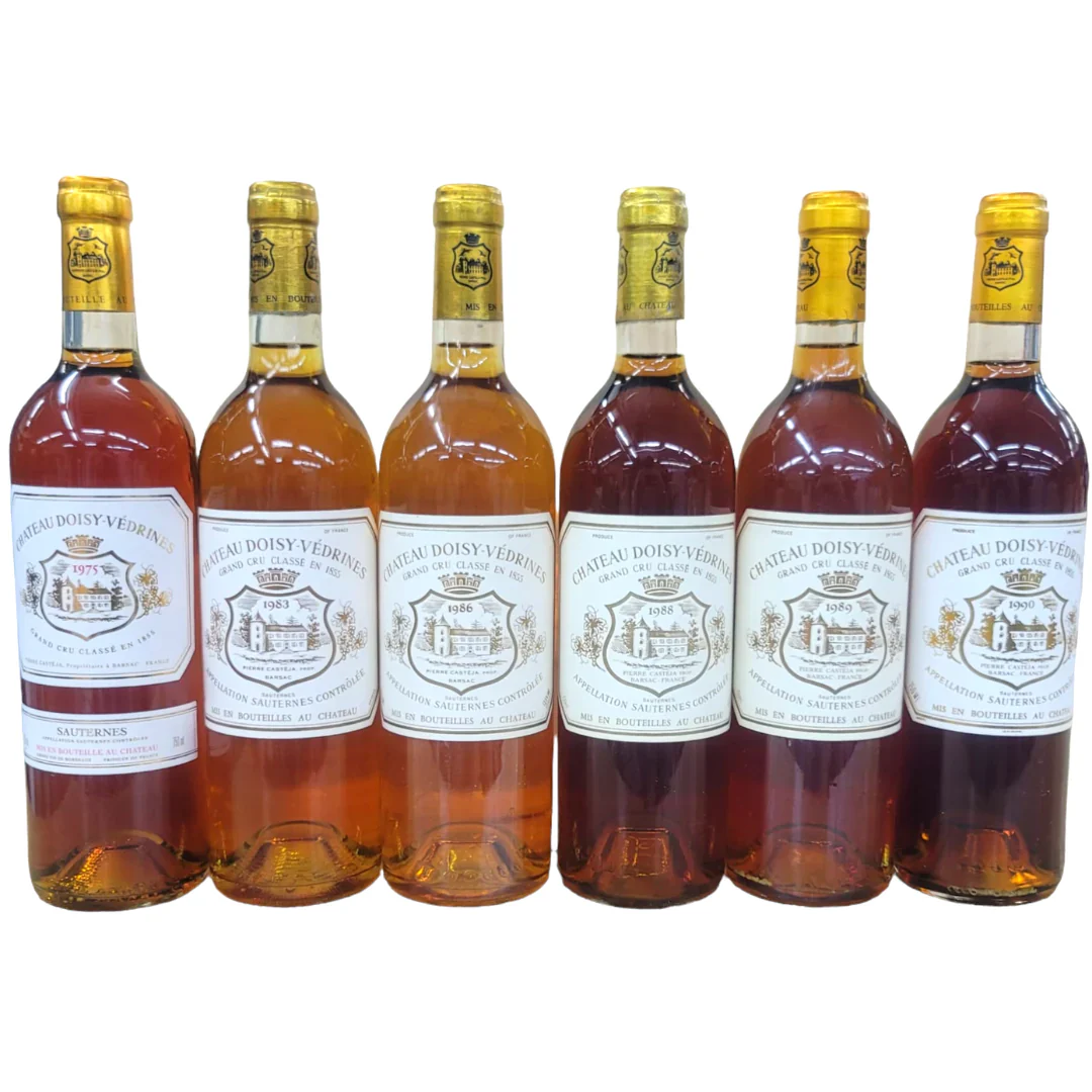 Sauternes Chateau Doisy Vedrines (1975, 1983, 1986, 1988, 1989, 1990)
