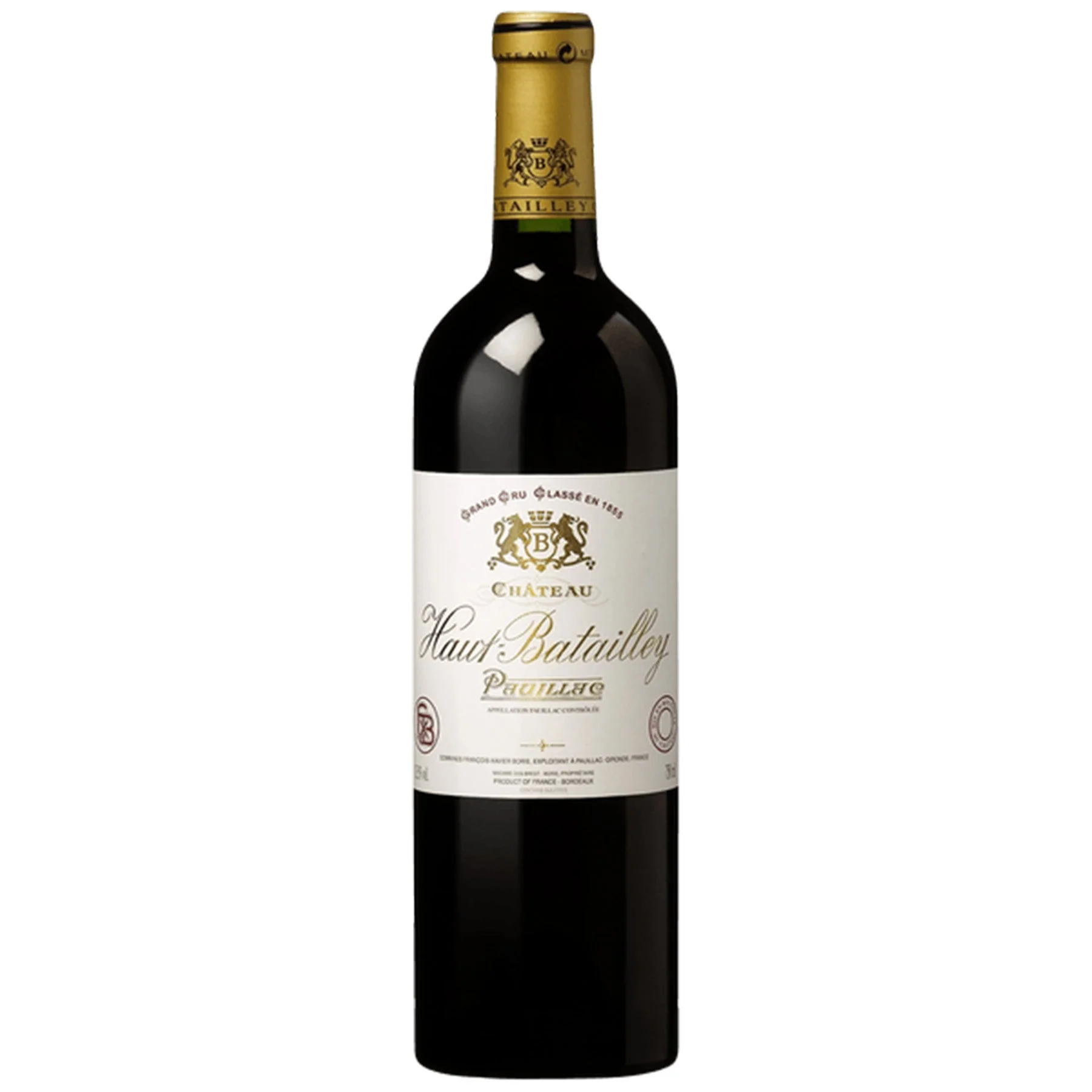 2017 Chateau Haut-Batailley Verso