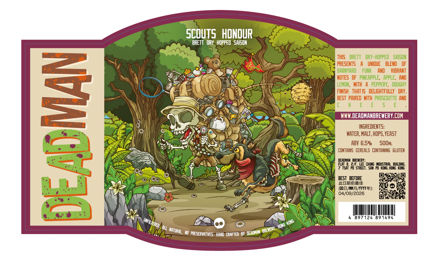 Scouts Honour Brett Dry Hopped Saison (500 ml) - Image 4