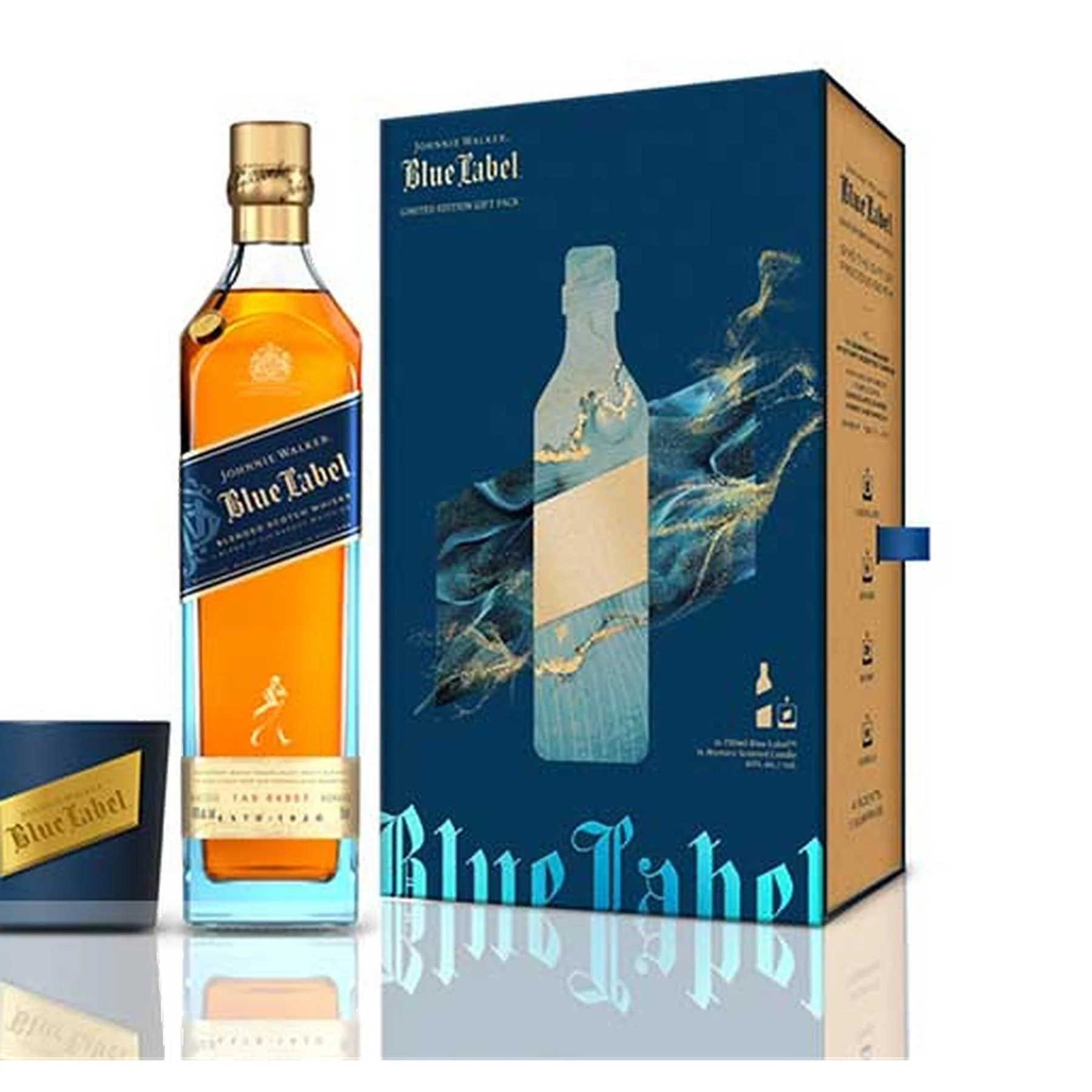 Johnnie Walker Blue Label Ltd Edition GiftPack w/ Scented Candle