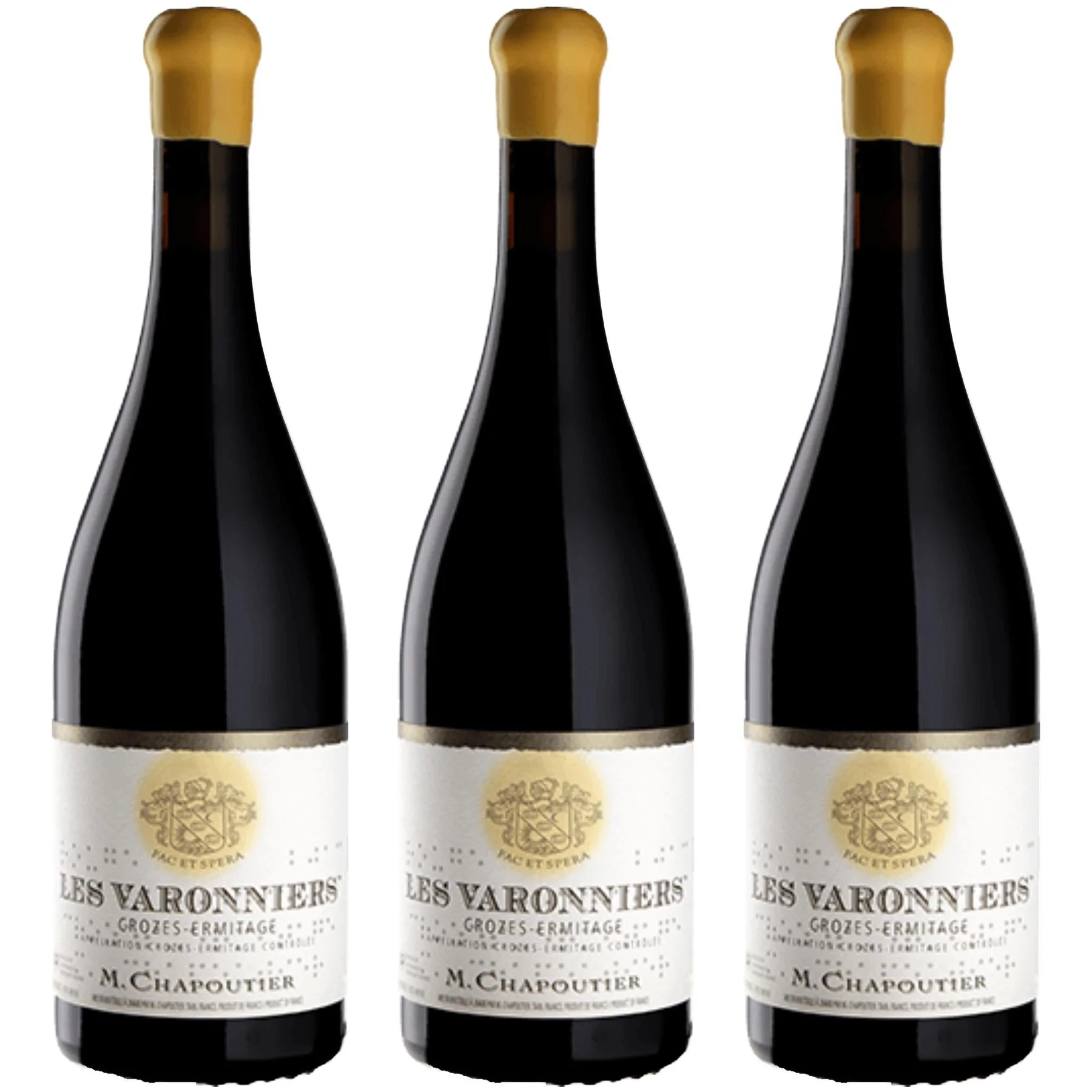 M. Chapoutier Coffret No.7 Vertical 1 Les Varonniers Set (1998 x 1bt, 1999 x 1bt, 2000 x 1bt)