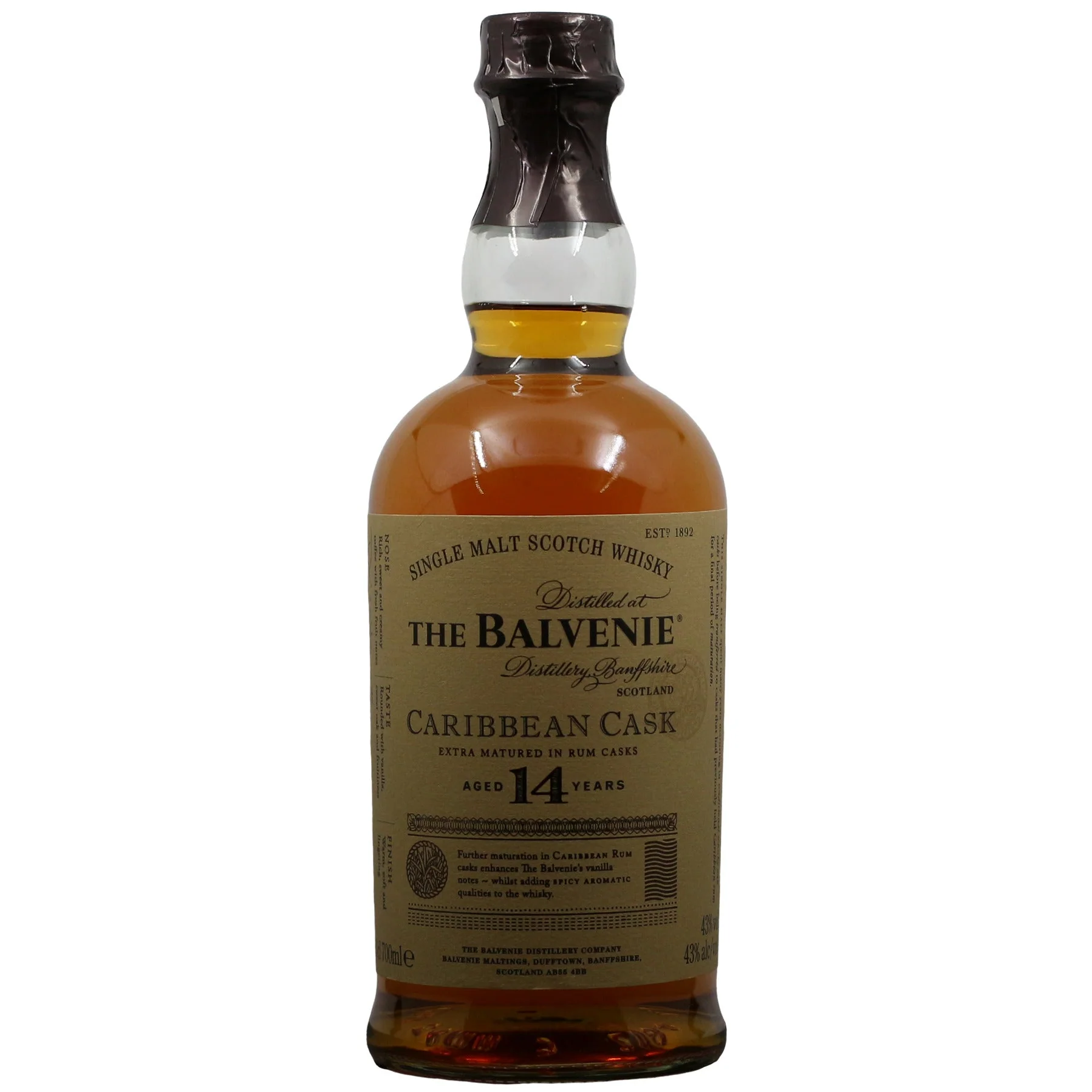 The Balvenie 14 Years Single Malt Caribbean Cask